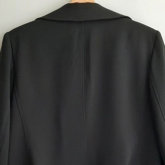JONES NEW YORK Classic Neutral Button Down Blazer Jacket Black Sz 12 P - Picture 6 of 10